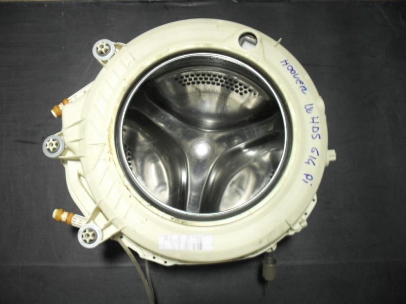 3158 -- 000 (3224) GRUPPO VASCA COMPLETO PER LAVATRICE HOOVER WHDS 614 PI 6 Kg 1400 giri