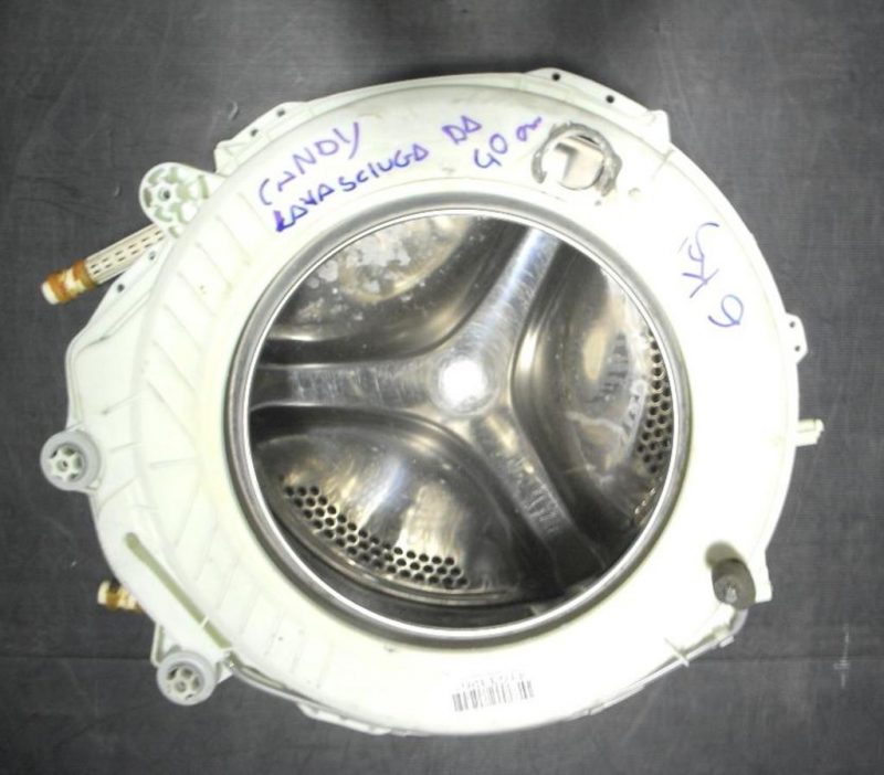 GRUPPO VASCA COMPLETO PER LAVATRICE CANDY LAVASCIUGA DA 40 CM