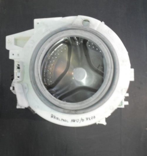 GRUPPO VASCA COMPLETO PER LAVATRICE WHIRLPOOL AWO/D 7106 CON GUARNIZIONE  6 kg 1000 giri