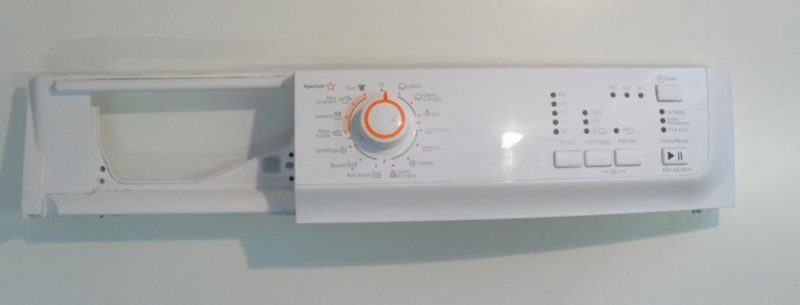 FRONTALE PER LAVATRICE ELECTROLUX RWP106109W COMPLETO DI SCHEDA COMANDI COD. 132731712 CODICE ALTERNATIVO: 455002001