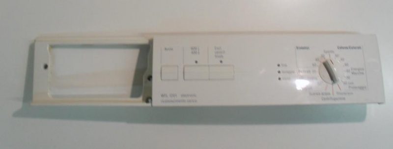 3302 -- 000 (3399) FRONTALE PER LAVATRICE BOSCH FD 8011 COMPLETO DI SCHEDA COMANDI COD. 5500002946