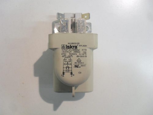 Condensatore lavatrice Ignis LOE1070 cod W10503155
