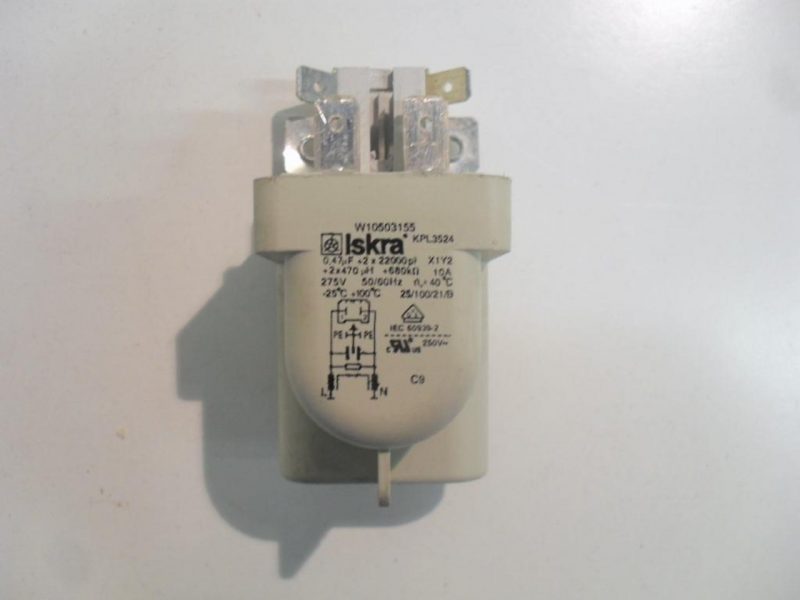 Condensatore lavatrice Ignis LOE1070 cod W10503155