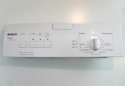 FRONTALE PER LAVATRICE BOSCH WOL 1250   COMPLETO DI SCHEDA COMANDI COD. 5560001314