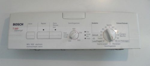 FRONTALE PER LAVATRICE BOSCH FD 8308 COMPLETO DI SCHEDA COMANDI COD. 5560001314 CODICE ALTERNATIVO: 5500006933