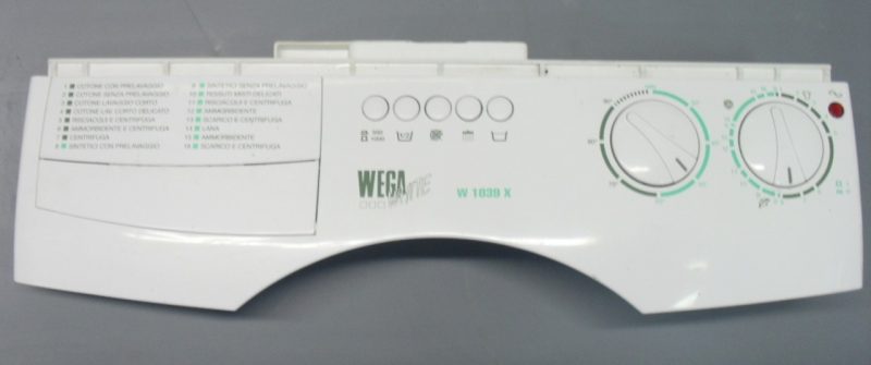 FRONTALE PER LAVATRICE WegaWhite W1039X COMPLETO DI TIMER COD. 516019001   3GG1A CP5100 E SELETTORI
