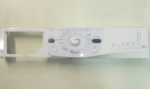 3360 -- 000 (3431) FRONTALE PER LAVATRICE WHIRLPOOL AWM 8083/2 COMPLETO DI SCHEDA COMANDI COD. 461971067183