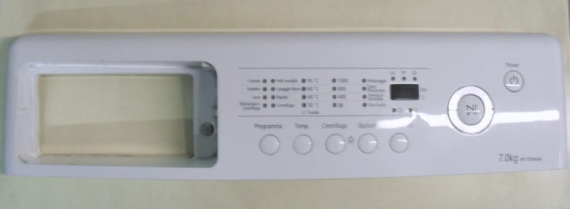 FRONTALE PER LAVATRICE SAMSUNG WF7700NAW COMPLETO DI SCHEDA COMANDI