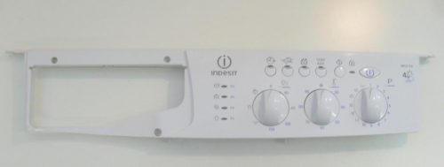 FRONTALE PER LAVATRICE INDESIT WIDL126 EX COMPLETO DI SCHEDA COMANDI COD. 21013012401 CODICE ALTERNATIVO: 30410736