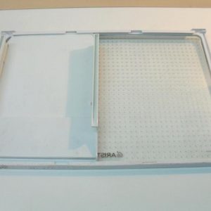 RIPIANO 35 X 52,9 IN VETRO CON SUPPORTO CASSETTO SCORREVOLE PER FRIGORIFERO ARISTON MBA 3833