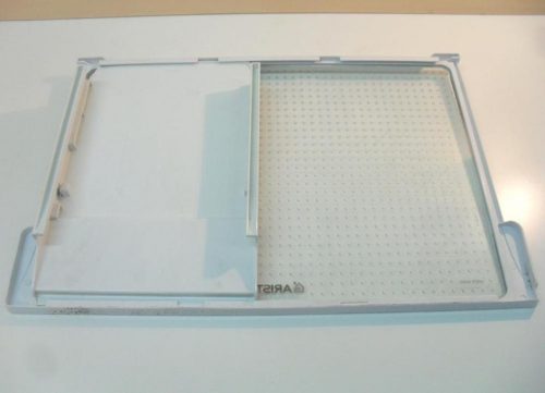 3515 -- 000 (3590) RIPIANO 35 X 52,9 IN VETRO CON SUPPORTO CASSETTO SCORREVOLE PER FRIGORIFERO ARISTON MBA 3833