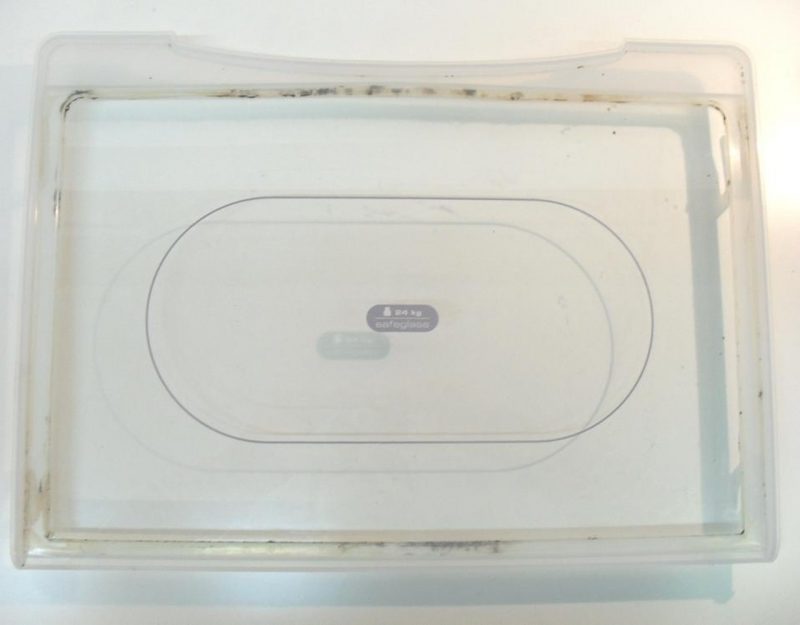 3520 -- 000 (3595) RIPIANO IN VETRO 35,5 X 49,5 PER FRIGORIFERO WHIRLPOOL ARC7690/AL