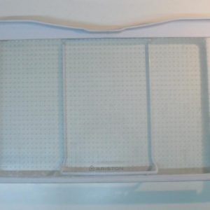 RIPIANO IN VETRO 34,6 X 56,9 PER FRIGORIFERO ARISTON MBA 45D2 NFE