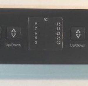 3582 -- 000 (3657) SCHEDA DISPLAY COD. 6124030-0 CODICE ALTERNATIVO 6144198-00 CON FRONTALE IN PASTICA PER FRIGORIFERO LIEBHERR BPESF4033