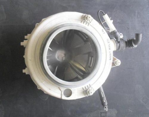 3592 -- 000 (3667) GRUPPO VASCA COMPLETO - CON GUARNIZIONE PER LAVATRICE INDESIT WIL 126 5 Kg 1200 giri
