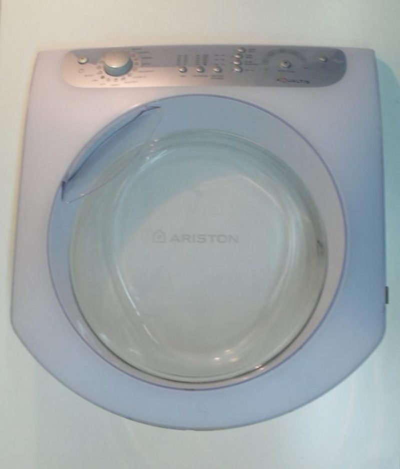 OBLO' PER LAVATRICE ARISTON AQXL 105 - 109   COMPLETO DI SCHEDA COMANDI