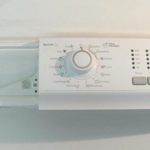 3663 -- 000 (3740) FRONTALE PER LAVATRICE REX RWP12470W COMPLETO DI SCHEDA COMANDI COD. 451530403