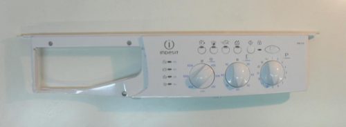 FRONTALE PER LAVATRICE INDESIT WIL 126 COMPLETO DI SCHEDA COMANDI COD. 21016022101 CODICE ALTERNATIVO: 30411630 SW: 01.00.17 S/N: 1016101511