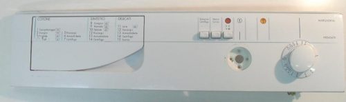 3779 -- 000 (3862) FRONTALE PER LAVATRICE ARISTON ABS436TX COMPLETO DI TIMER COD. 16000791104