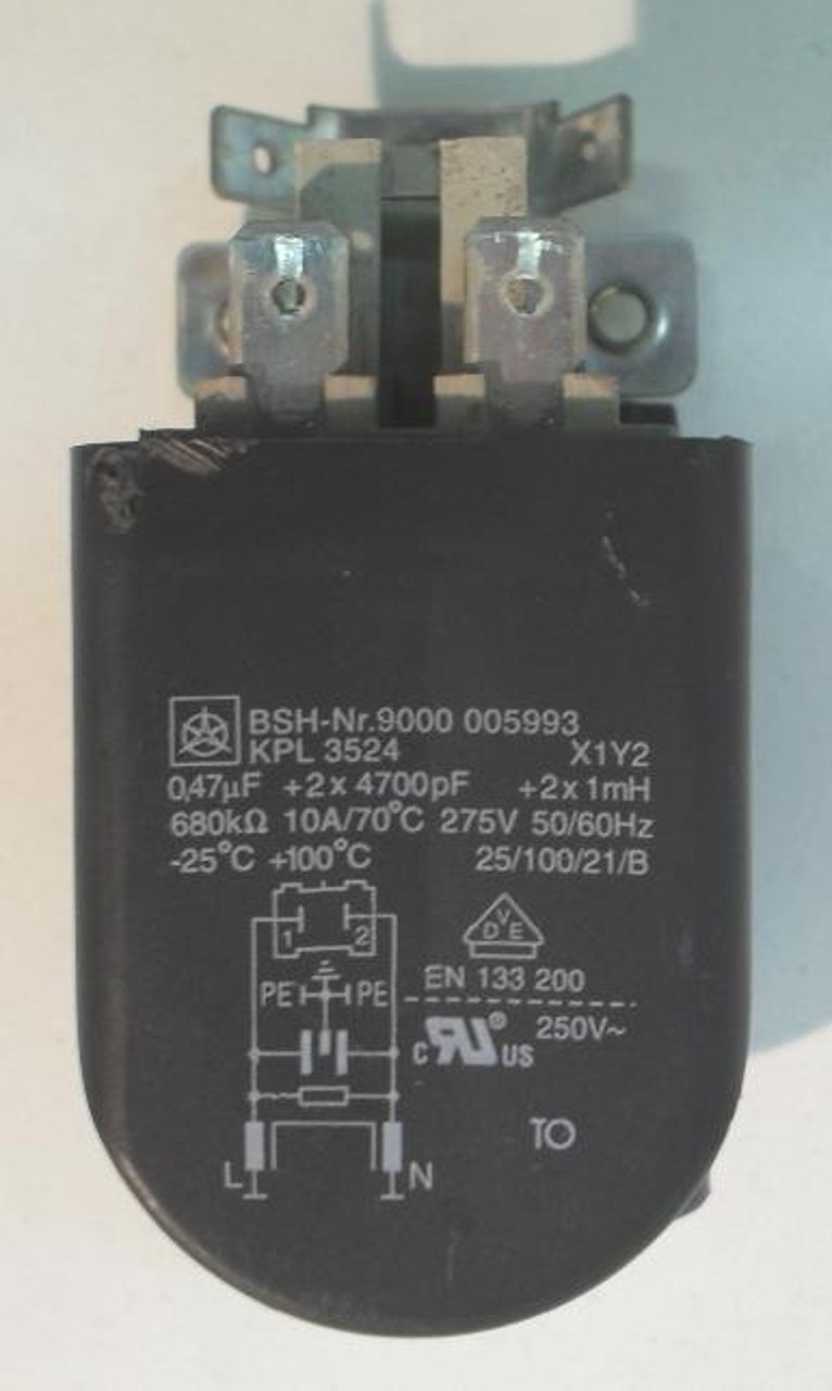 Condensatore lavatrice Bosch FD8511 cod 9000005993