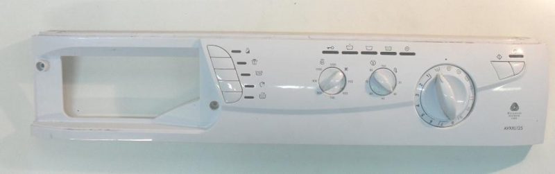 FRONTALE PER LAVATRICE ARISTON AVXXL125   COMPLETA DI SCHEDA COMANDI COD. 30410744