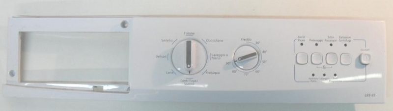 FRONTALE PER LAVATRICE SMEG LBS 65   COMPLETO DI SCHEDA COMANDI COD. 282260274 CODICE ALTERNATIVO 2822950490