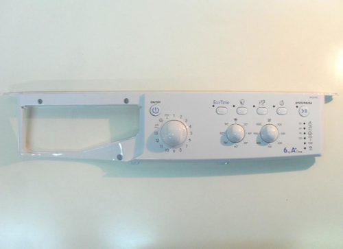 FRONTALE PER LAVATRICE INDESIT IWC6105B, iwc  6123   COMPLETO DI SCHEDA COMANDI COD. 16200210903