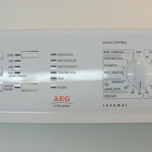 FRONTALE PER LAVATRICE AEG ELECTROLUX L45052 COMPLETO DI SCHEDA COMANDI COD. 132120348