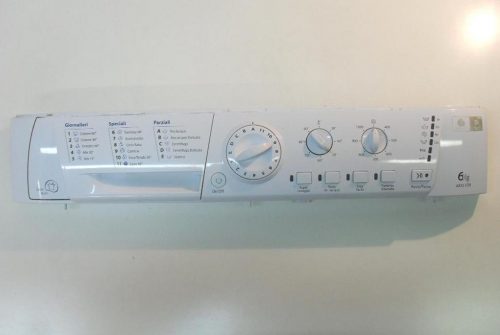 FRONTALE PER LAVATRICE ARISTON HOTPOINT ARXL108   COMPLETO DI SCHEDA COMANDI COD. 21014289700   SW: 02.00.21