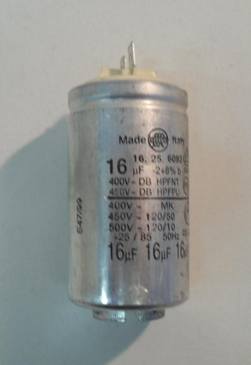 Condensatore lavatrice Rex RL 54XG cod 16.25.6092