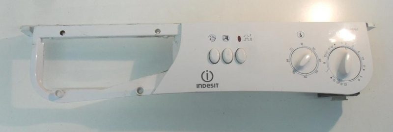 FRONTALE PER LAVATRICE INDESIT WAP61   CON TIMER COD. 31660001.05 E SELETTORI