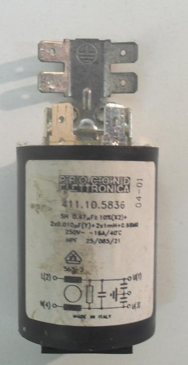 Condensatore lavatrice Candy ACT ML841AC cod 411.10.5836