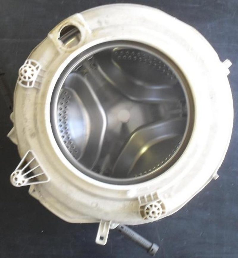 4112 -- 000 (4196) GRUPPO VASCA COMPLETO PER LAVATRICE INDESIT WIE 107 (EX) 5 Kg 1000 giri