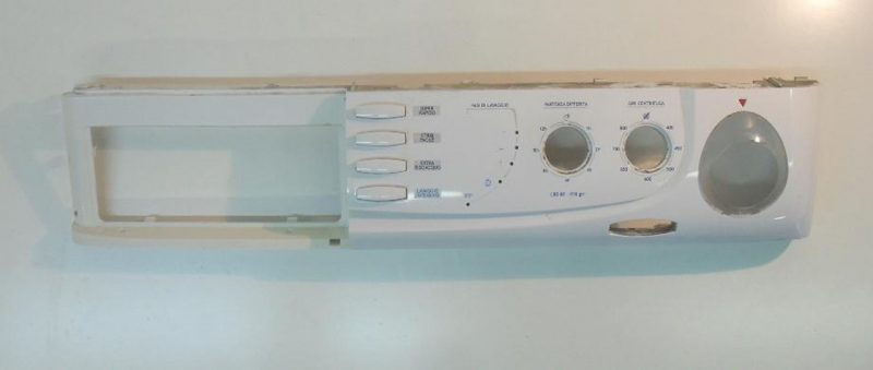 4132 -- 000 (4216) FRONTALE PER LAVATRICE CANDY CBD 80 COMPLETO DI SCHEDA COMANDI COD. 41008465