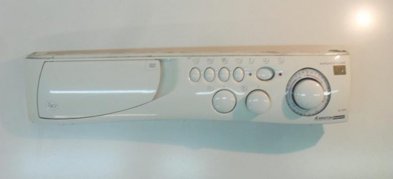 FRONTALE PER LAVATRICE ARISTON AL109X COMPETO DI TIMER COD. 1665/1/0.02