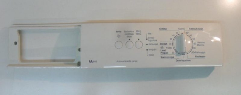 4156 -- 000 (4240) FRONTALE PER LAVATRICE BOSCH FD 8610 COMPLETO DI SCHEDA COMANDI COD. 5560004324