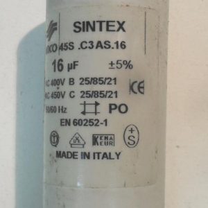Condensatore lavatrice Philco LINDA 6 cod 45S.C3AS.16