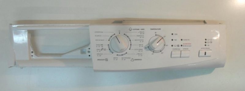 FRONTALE PER LAVATRICE ZOPPAS P5 10 COMPLETO DI SCHEDA COMANDI COD. 132442581