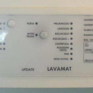 4262 -- 000 (4348) FRONTALE PER LAVATRICE AEG LAVAMAT EUROLINE T COMPLETO DI SCHEDA COMANDI COD. 1320079-22