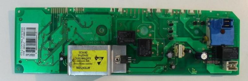 Scheda main lavatrice H2o 600 VE cod 7706860003