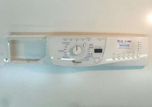 4290 -- 000 (4378) FRONTALE PER LAVATRICE WHIRLPOOL AWM6083 COMPLETO DI SCHEDA COMANDI COD. 461971067201