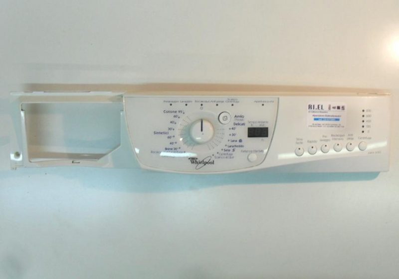 FRONTALE PER LAVATRICE WHIRLPOOL AWM6083   COMPLETO DI SCHEDA COMANDI COD. 461971067201