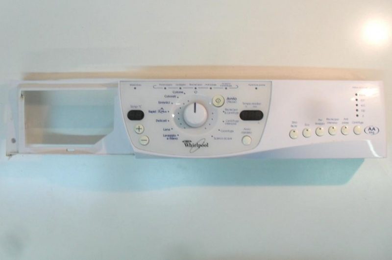 4292 -- 000 (4380) FRONTALE PER LAVATRICE WHIRLPOOL IGNIS AWM8103/2 COMPLETO DI SCHEDA COMANDI COD. 461971067184