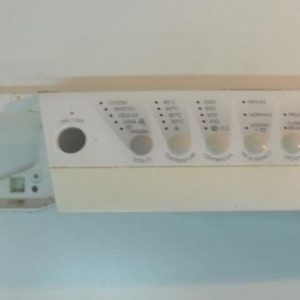 4315 -- 000 (4403) FRONTALE PER LAVATRICE REX RJ10 COMPLETO DI SCHEDA COMANDI COD. 124307003 CODICE ALTERNATIVO: 13201400/7