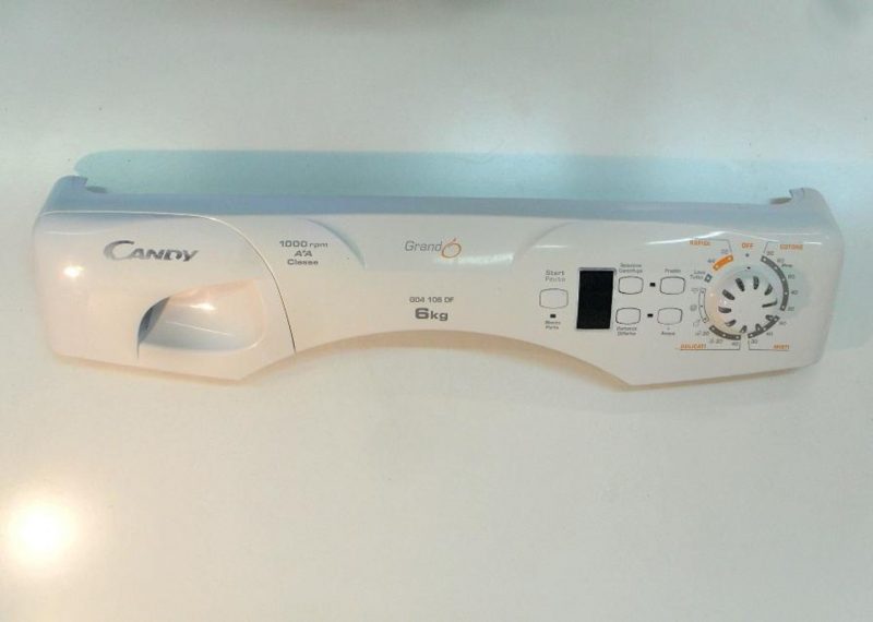 FRONTALE PER LAVATRICE CANDY GO4 106 DF   COMPLETO DI SCHEDA COMANDI COD. 41033539