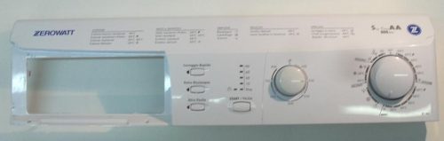 FRONTALE PER LAVATRICE ZEROWATT ZL 80   COMPLETO DI SCHEDA COMANDI COD. 41018297