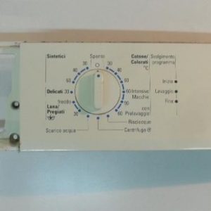 FRONTALE PER LAVATRICE SIEMENS WM52600II/01 COMPLETO DI SCHEDA COMANDI COD. 5500000354