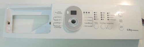 4362 -- 000 (4474) FRONTALE PER LAVATRICE SAMSUNG WF0600NUWG COMPLETO DI SCHEDA COMANDI