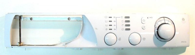 4420 -- 000 (4509) FRONTALE PER LAVATRICE ARISTON ASVL105 COMPLETO DI SCHEDA COMANDI E TIMER