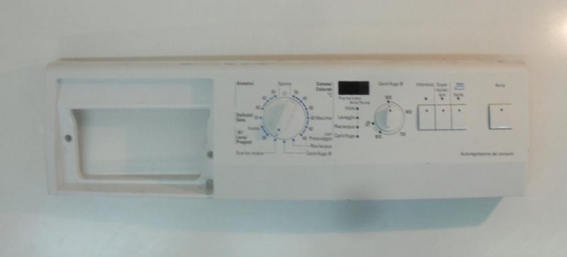4423 -- 000 (4512) FRONTALE PER LAVATRICE BOSCH FD 8402 COMPLETO DI SCHEDA COMANDI COD. 5560001450